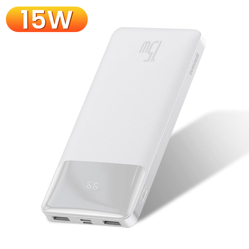 Reliable 10000mAh Power Bank with Clear Display and Fast Charging