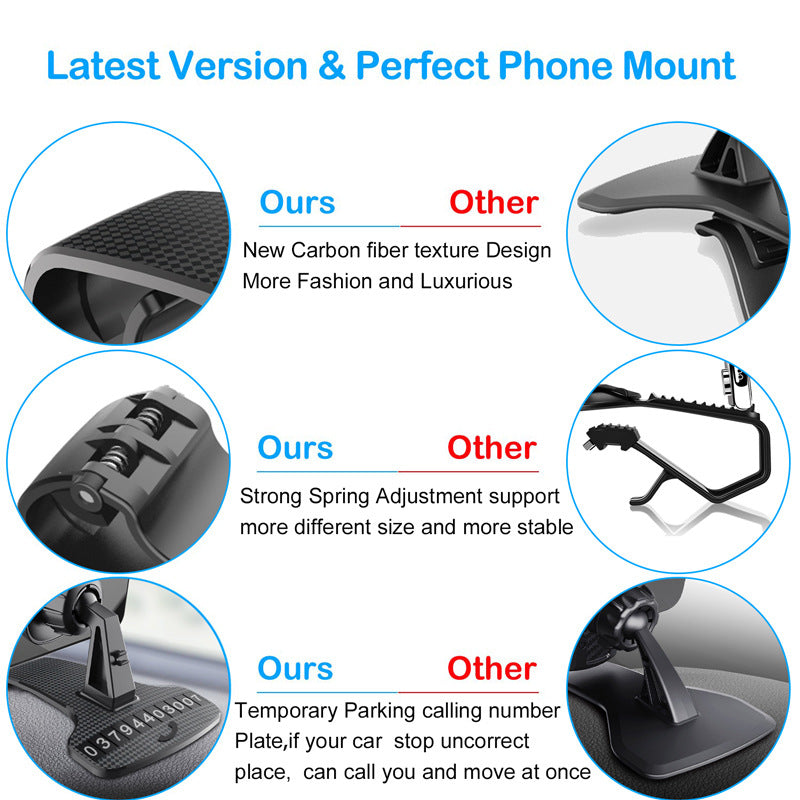 Secure Your Phone Instantly with This Snap-On Car Dashboard Holder